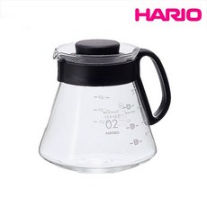 하리오 V60 커피서버600ml XVD-60B, V60 커피서버600ml/XVD-60B(019812), 1개