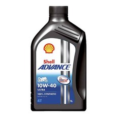 Shel 쉘 4T UItra 10W-40 100%합성모터오일 1L, 1개