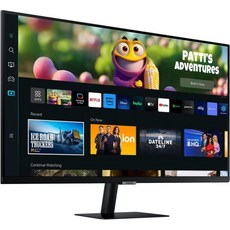 SAMSUNG 27 M50C Series FHD 스마트 모니터StreamingTV 4ms 60Hz HDMI HDR10 넷플릭스 유튜브 등 보기 IoT 허브 모바일 연결 LS27, Black_32-inch | M50C (2023 Ref