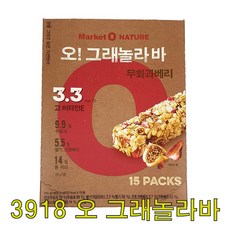 sk커머스 마켓오 그래놀라바 무화과베리볼 에너지바 시리얼바, 1개, 1g