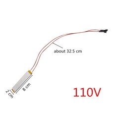 2개 220V/110V/12V PTC 소자 히터 DIY 계란 인큐베이터 액세서리 헤어 드라이어 컬러 가열, 01 110V, 01 M