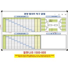칠판나라 스포츠점수판 대진표 작전판 도안칠판 현황판, 탁구클럽