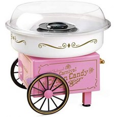[아마존베스트]Nostalgia PCM306PK Vintage Hard Free Countertop Cotton Candy Maker Includes 2 Reusab, Pink_One Size, Pink_One Size, Pink