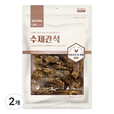 네츄럴랩 반려견 수제간식 250g, 2개, 저온건조 닭 목뼈