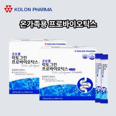 온가족 장내 유익균 코오롱 스틱 분말 유산균 먹이 프로바이오스틱 신바이오틱스 프로바이오틱스 가루 60포 2박스