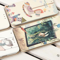 위너스스토어 샤오미 홍미노트9s Redmi note 9s 지갑케이스 문어빨판 뽁뽁이 카드수납 거치대 다이어리케이스 일러스트시즌2