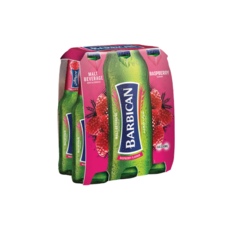 BARBICAN Raspberry Non-Alcoholic Drink - 무알코올 탄산음료 바비칸 라즈베리, 6개, 330ml