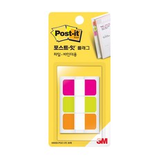 포스트잇 플래그 파일 바인더용 인텍스탭 686SS-3PGO, 36개입, 1개