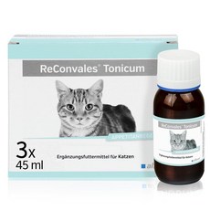 알파벳 리콘발레스토닉쿰 고양이 식욕촉진 회복 리커버리 서포트 액상영양제 45ml 6병세트, 하나의, 45ml(3팩)