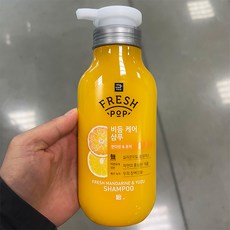 미쟝센 프레시팝 만다린 앤 유자 샴푸 500ml, 단품, 단품