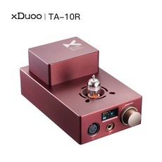 XDUOO TA-10R 고성능 AK4493EQ XMOS USB DSD XU208 DAC 튜브 헤드폰 앰프, Red - 토핑dx7