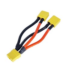 RC 배터리 XT90 병렬연결 커넥터 실리콘 케이블 10AWG