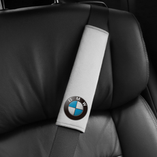 차량용 안전벨트커버 쿠션 1+1 벤츠 아우디 BMW 볼보 미니 폭스바겐 제네시스 기아, BMW 그레이, 2개