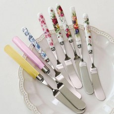 양식기 버터칼 잼스프레더 버터나이프 16종 잼칼, 원형 플라워15, 1개, 버터나이프 BN0055