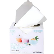 PURE SUNDAY 可重複水洗使用 多用途抹布 清潔巾, 50張, 1盒