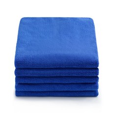쓱싹 찌든 때 걸레 극세사 60x40딥블루 5개입, 5개