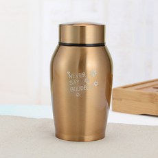 여러 가지 빛깔의 스테인레스 스틸 개 항아리 고양이 새 마우스 화장 재 봉인 된 장례 반려동물 기념품, 1개