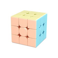 마카롱 큐브 4x4 3x3 파스텔 컬러 스피드 단계별 미니큐브 매직큐브 장난감, 3x3x3