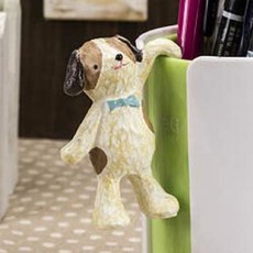 인테리어소품 귀여운 고양이 장식품 동물작식품, 실린더 강아지