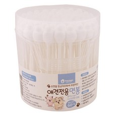 강아지면봉 강아지귀청소 순면 개귀관리 애완용귀청소 펫귀관리, 1개, 100p