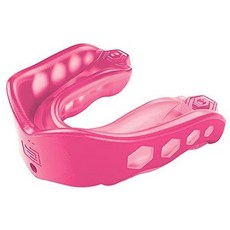 Shock Doctor Gel Max 마우스 가드 축구 라크로스 하키 농구 플레이 버드 마우스 가드 청소년 및 성, PINK_Non-flavored, PINK_Non-flavored, PINK