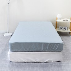 스트라이프블루침대커버