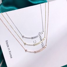 실버스마일목걸이