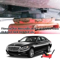 호환 잭 고무 블록 리프팅 대 패드 메르세데스 벤츠 A B C CLA CLC CLK CLS E GL GLA G M S SLK 클래스 W246 C204 S203 S204 W210, [01] Black