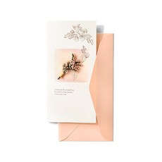 045-SG-0005 더솜씨 프리자브드 수채화 감사 메시지 돈봉투, 단품