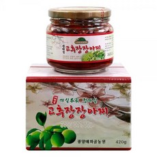 (전북오픈마켓)청매실 고추장장아찌 420g/매실/장아찌, 단품