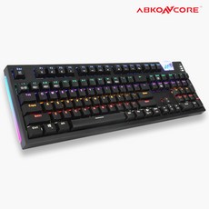 앱코 ABKONCORE K660 ARC 기계식 RGB LED게이밍 청축 프리미엄 키보드