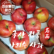 국산 아삭 달콤한 빨간사과 아리수사과 홍로사과 2kg 3kg