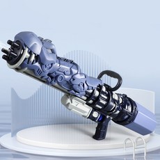 별님토이즈 특대형 개틀링 파워 물총 2000ml, 다이노 블루