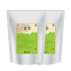 국내산 현미 쌀눈 2kg(1kg+1kg) A급, 2개