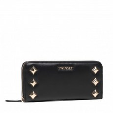 TWINSET Wallet - Zip Around 221TB7166 Nero 지갑