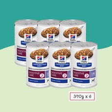 )당일발송( 힐스 독 id i/d 로우팻 캔 370g x 6개 강아지 digestive care low fat original flavor 6캔