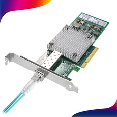 이지넷유비쿼터스 NEXT 541SFP-10G PCI-Express 8 싱글 포트 광 서버용 랜카드 무소음 방열판 인텔10G SFP