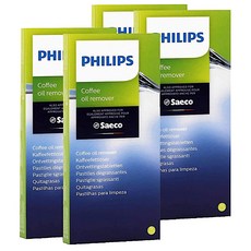 필립스 세코 머신 커피 오일 제거 청소 1.6g 6개입 x4 Philips Saeco CA6704/10 Coffee Grease Remover