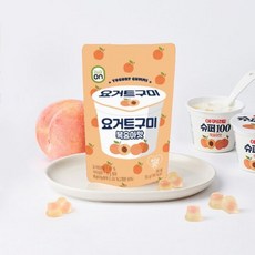 [에치와이] 요거트구미 젤리 복숭아맛 16봉, 단품, 단품