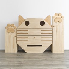 아이자람 소나무 원목 아기 서랍장 2000, 소나무 도장