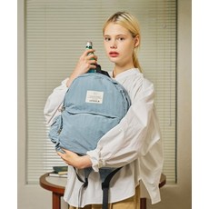 LENEE B 레니비 페더백팩 블루 peather backpack_blue