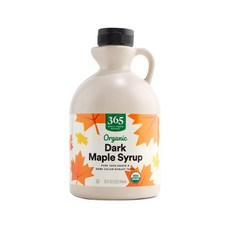 365 by Whole Foods Market 시럽 메이플 다크 등급 A 32 Fl Oz, 1개, 946ml