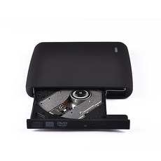 Docooler USB 2.0 슬림 외장 광 드라이브 DVD / CD 버너 모바일 트레이가 지원하는 노트북 데스크탑 범용 읽기와 쓰기, 검정