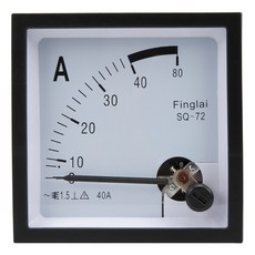 AC 전류계 SQ 72 포인터 아날로그 AMP 계량기 CZ 72 연결 72 72mm A 2A 3A 5A 0A 5A 20A 30A 50A, 40A, 1개