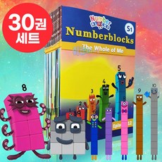 [이엔제이] 국내 발송 넘버 블럭스(30권 세트) Number blocks 영어 원서 음원 제공 알파블럭스 별도구매