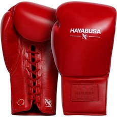 미국 직배송 위닝글러브 복싱 남성용 및 여성용 Hayabusa Pro 가죽 레이스업 장갑, [05] 16온스, [03] 빨간색