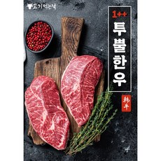 한우선물세트 마장동 투뿔 1+ 실속2호 등심 300g+국거리 300g, 1세트