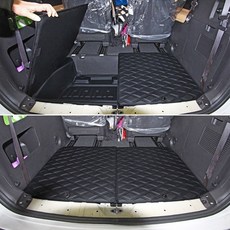 [카빛나] 4세대/올뉴/더뉴 카니발 탈거형 5D트렁크+덮개 깔끔한 트렁크정리수납