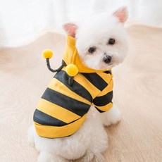 마이바우 허니비 후드티 강아지옷 고양이옷 반려동물, S