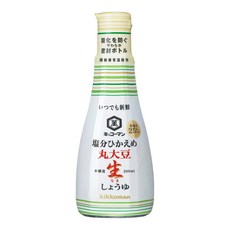 키코만 식품 언제든지 신선한 염분 히카에메 마루 콩 생 간장 200ml×3개, 3개, 200ml